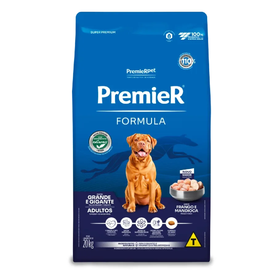 PREMIER CAES AD RACAS GRANDES 20KG