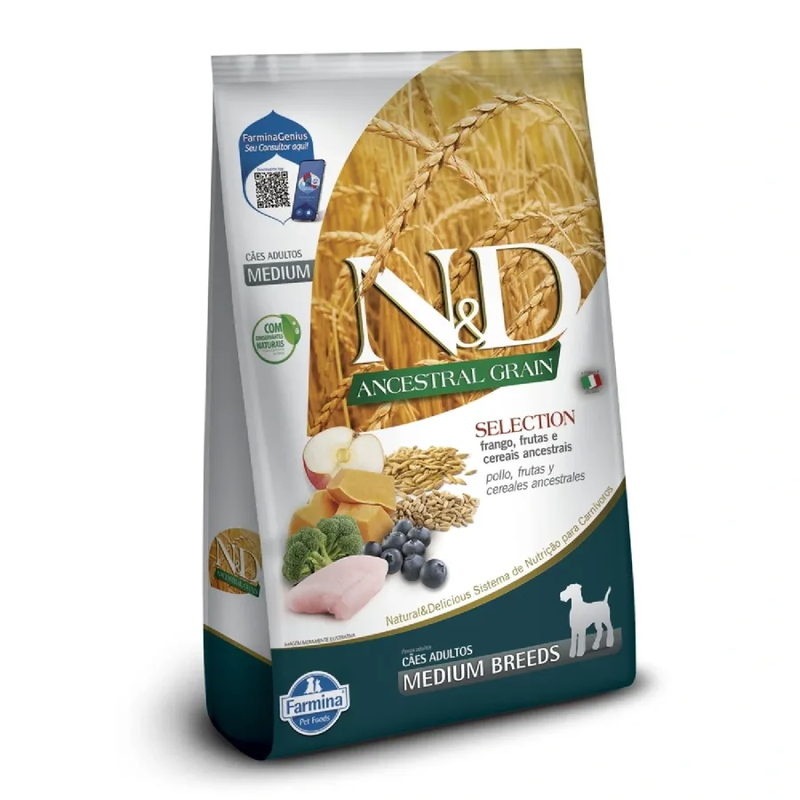 N&D ANCESTRAL CAN SELEC AD MED15KG