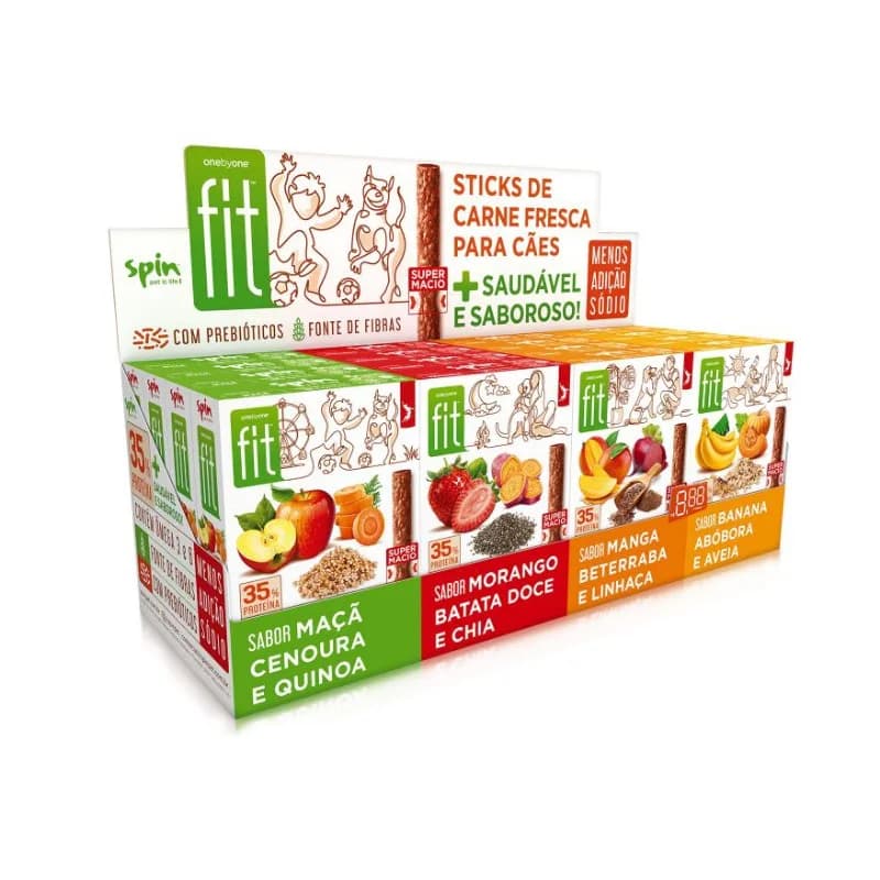STICK FIT SPIN PET - 50G - MANGA DISPLAY C/8