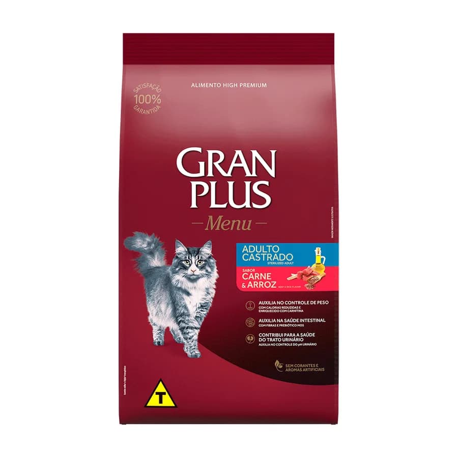 GRANPLUS MENU GATO CAST CARN/ARR 4X3KG