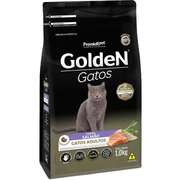 GOLDEN GATOS AD SALMAO 1KG