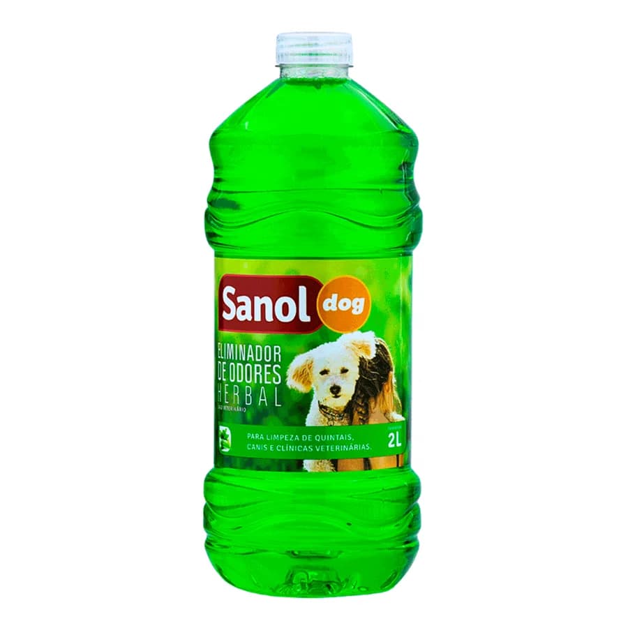 ELIM. DE ODORES HERBAL SANOL DOG 6X2L