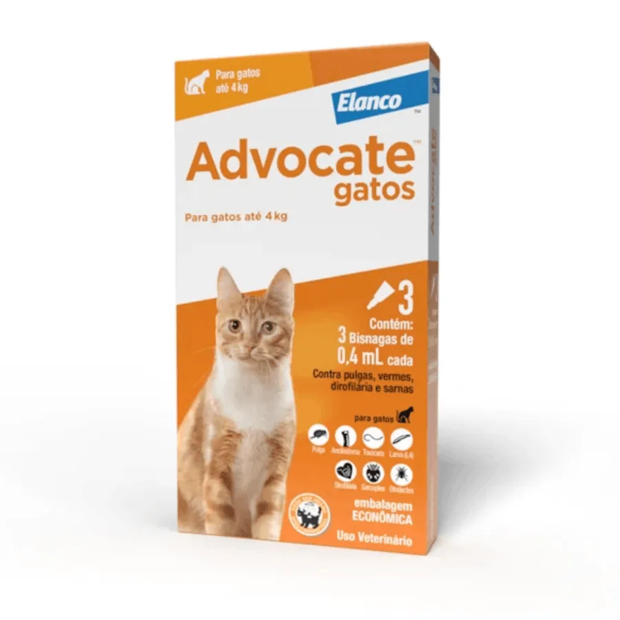 ADVOCATE CAT ATE 4KG 0,4ML UN