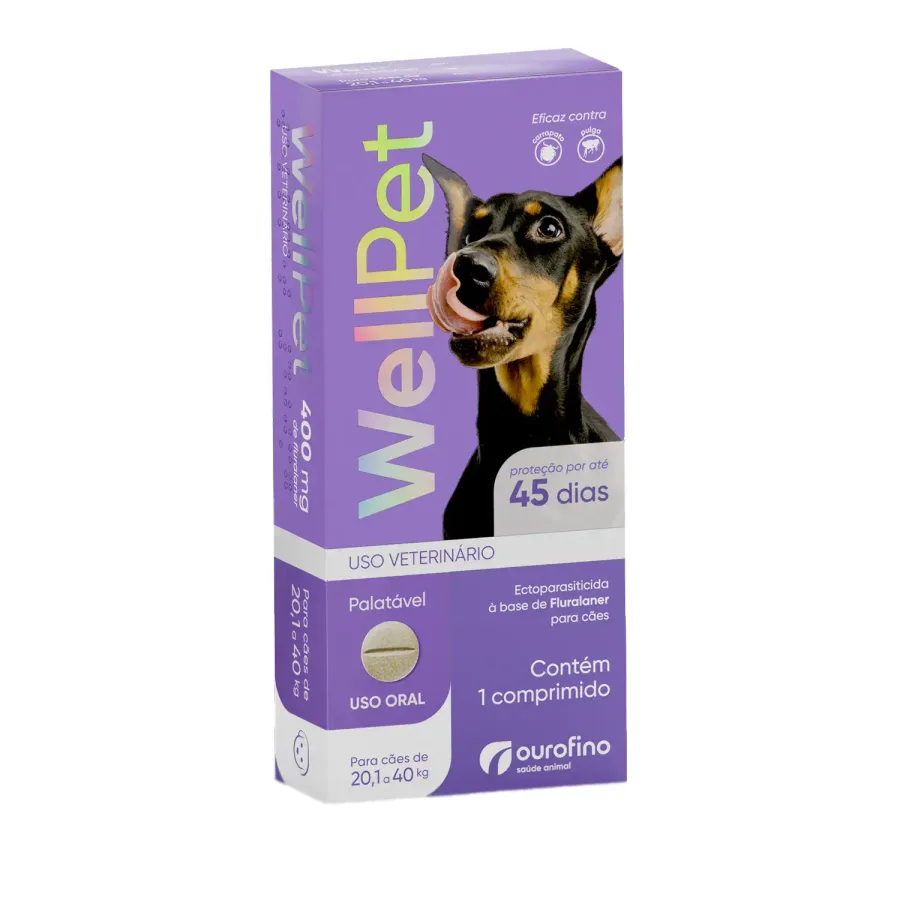 WELLPET 400MG (20,1 A 40KG)
