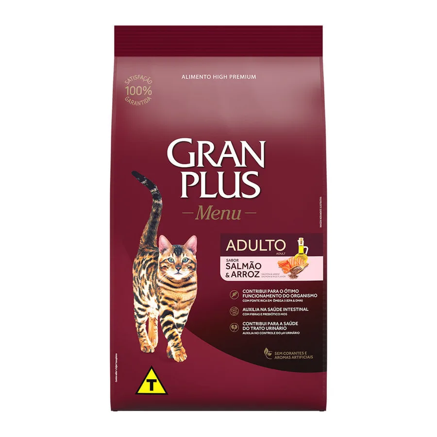 GRANPLUS MENU GATO AD SAL/ARR 5X1KG