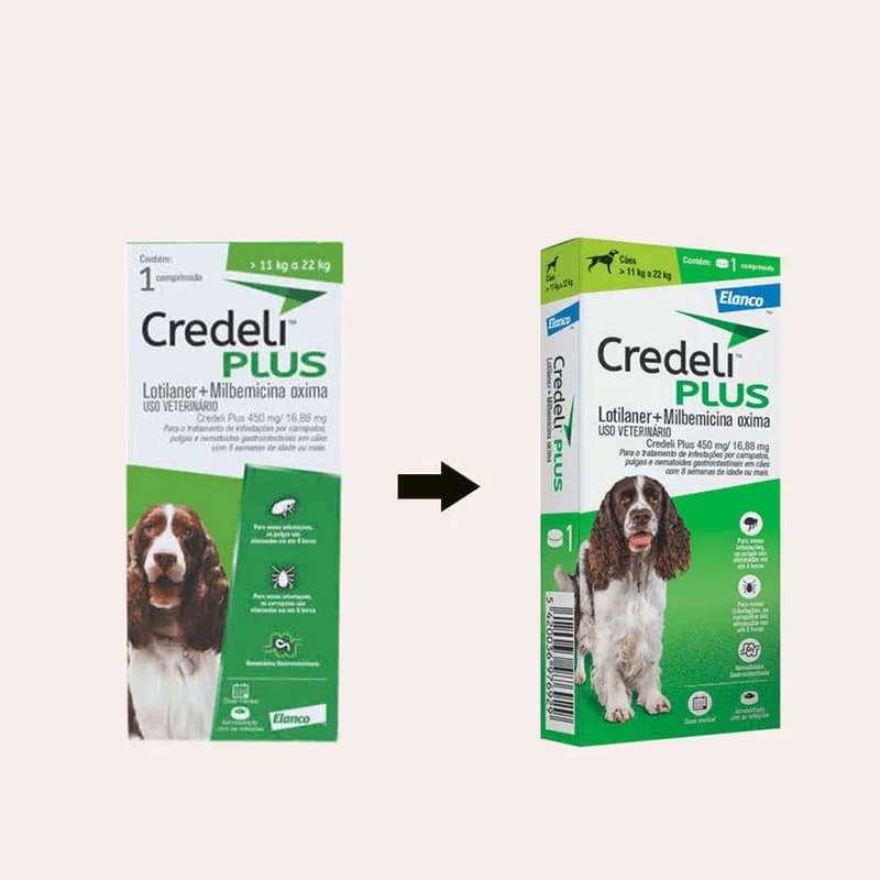 CREDELI PLUS G 450/16,88MG CAO11KG A22KG