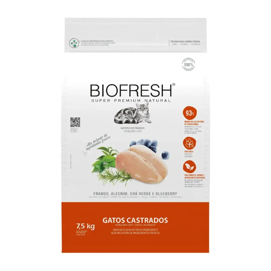 BIOFRESH GATOS CASTR FRANGO 7,5KG