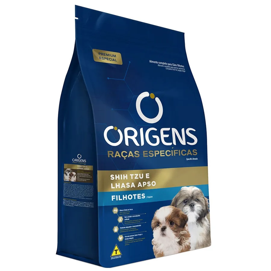 ORIGENS SHIH TZU LHASA FILHOTE 3KG