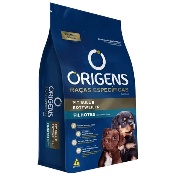 ORIGENS FILH PIT BULL/ROTTW 15KG