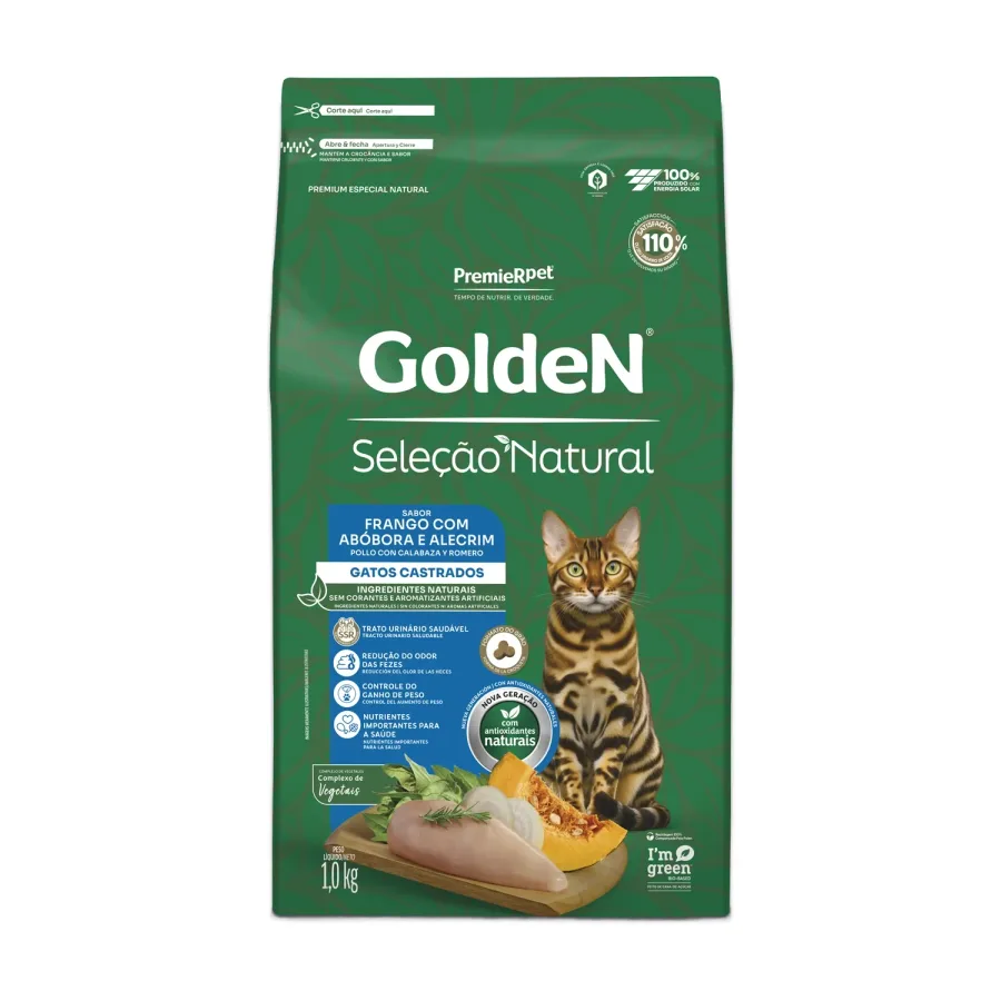 GOLDEN SEL NAT GATOS AD CAST ABOB 1KG