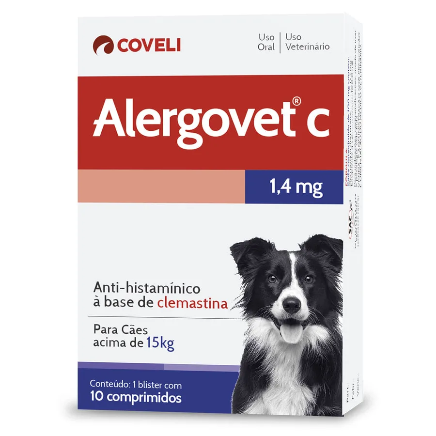 ALERGOVET C 1,4MG (10 COMPRIMIDOS)