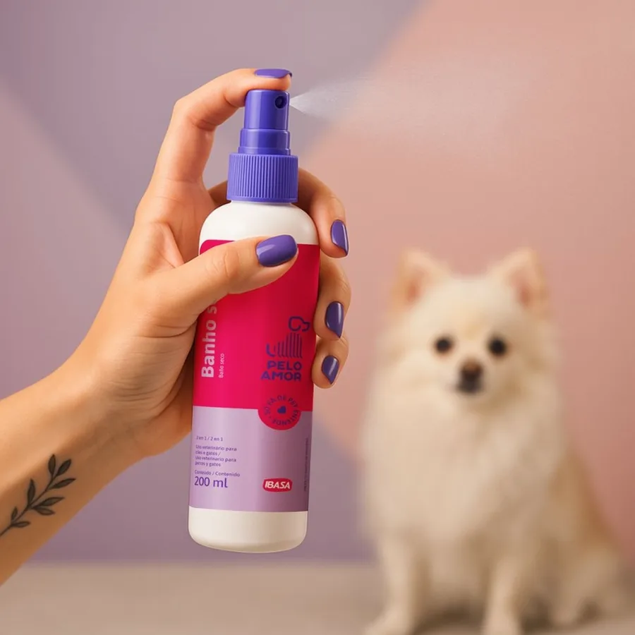 BANHO SECO PELO AMOR 200ML IBASA