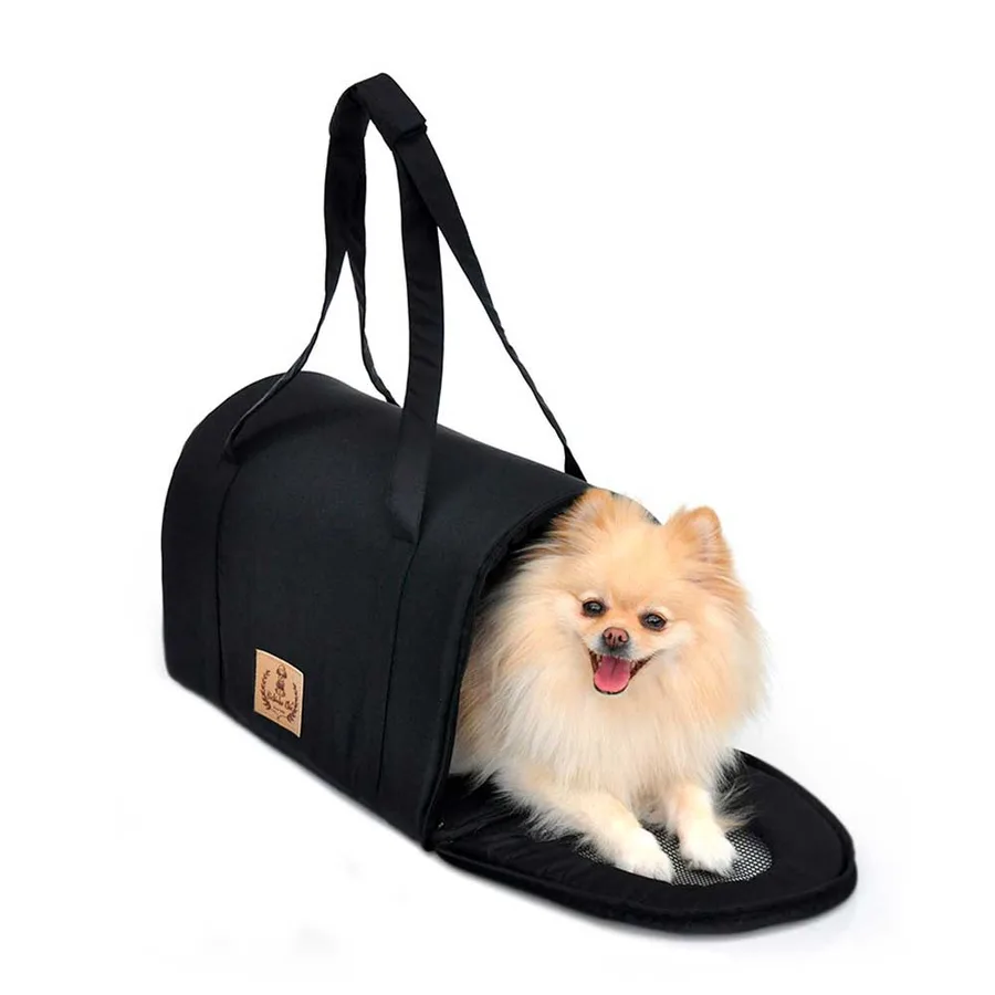 BOLSA TRANSP KIT C/3 PRETA